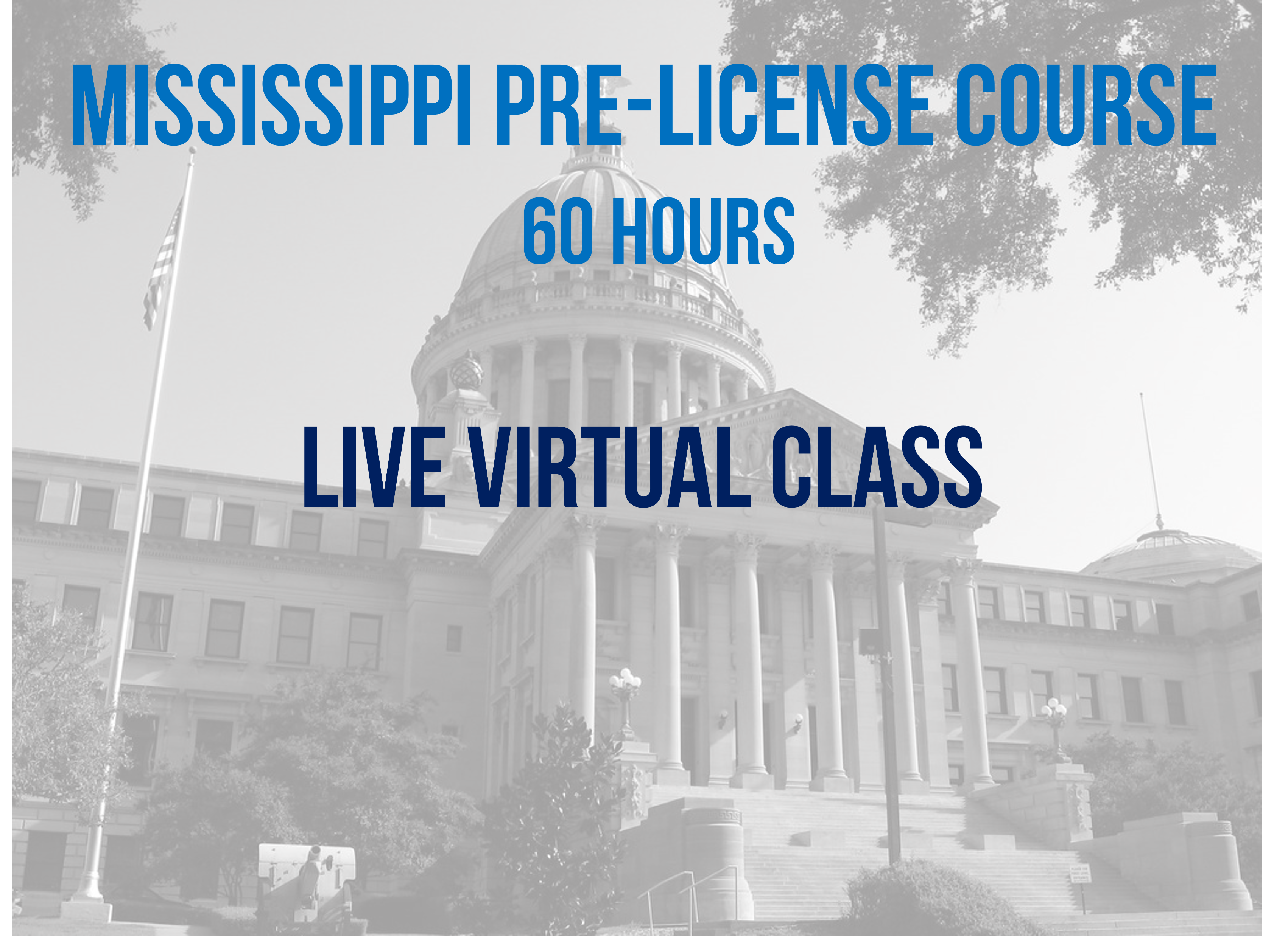 MS Pre-License Course - 60 Hours